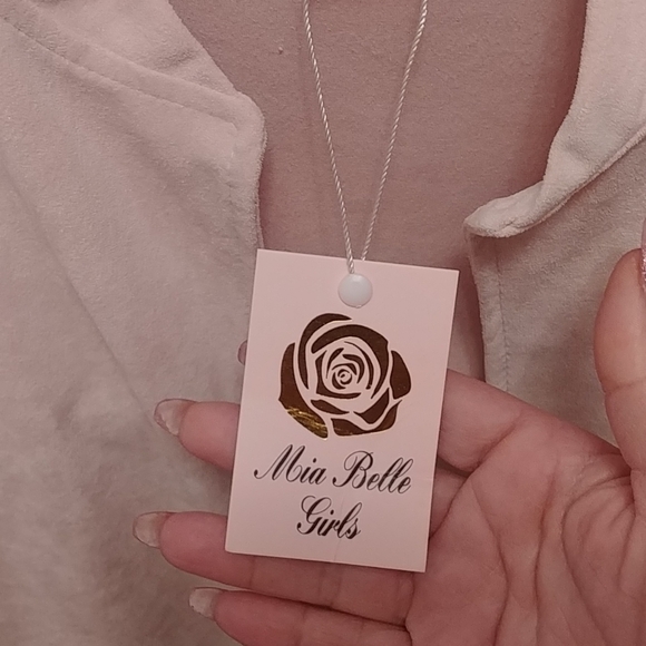 Mia Belle Girls micro suede jacket. BNWT - Picture 3 of 4